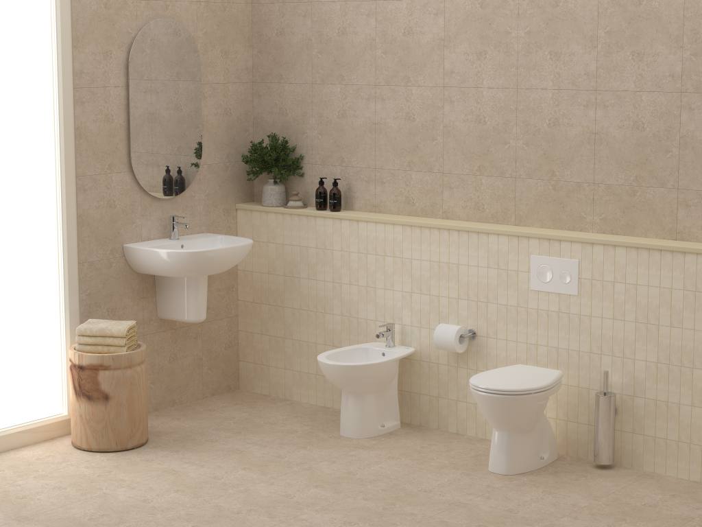 Wall-mounted toilets CENT S102135000...00 Sanitana