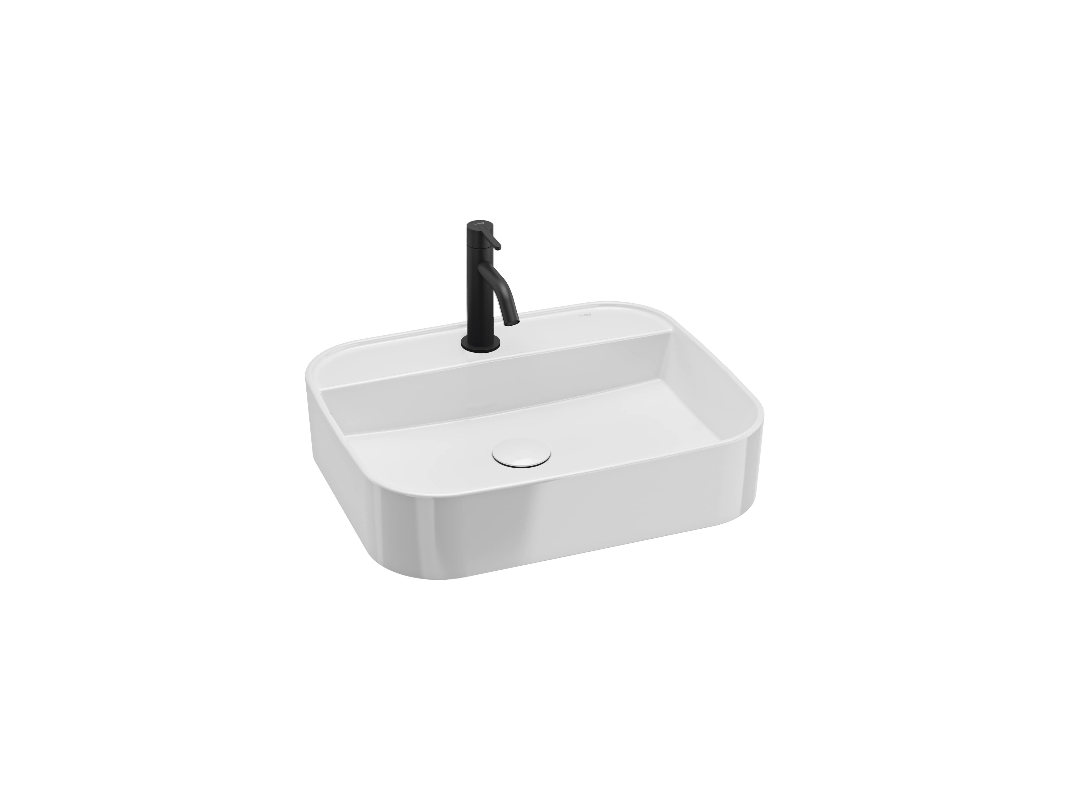 Wall-mounted washbasins White NEW CITY S10218400000000 Sanitana