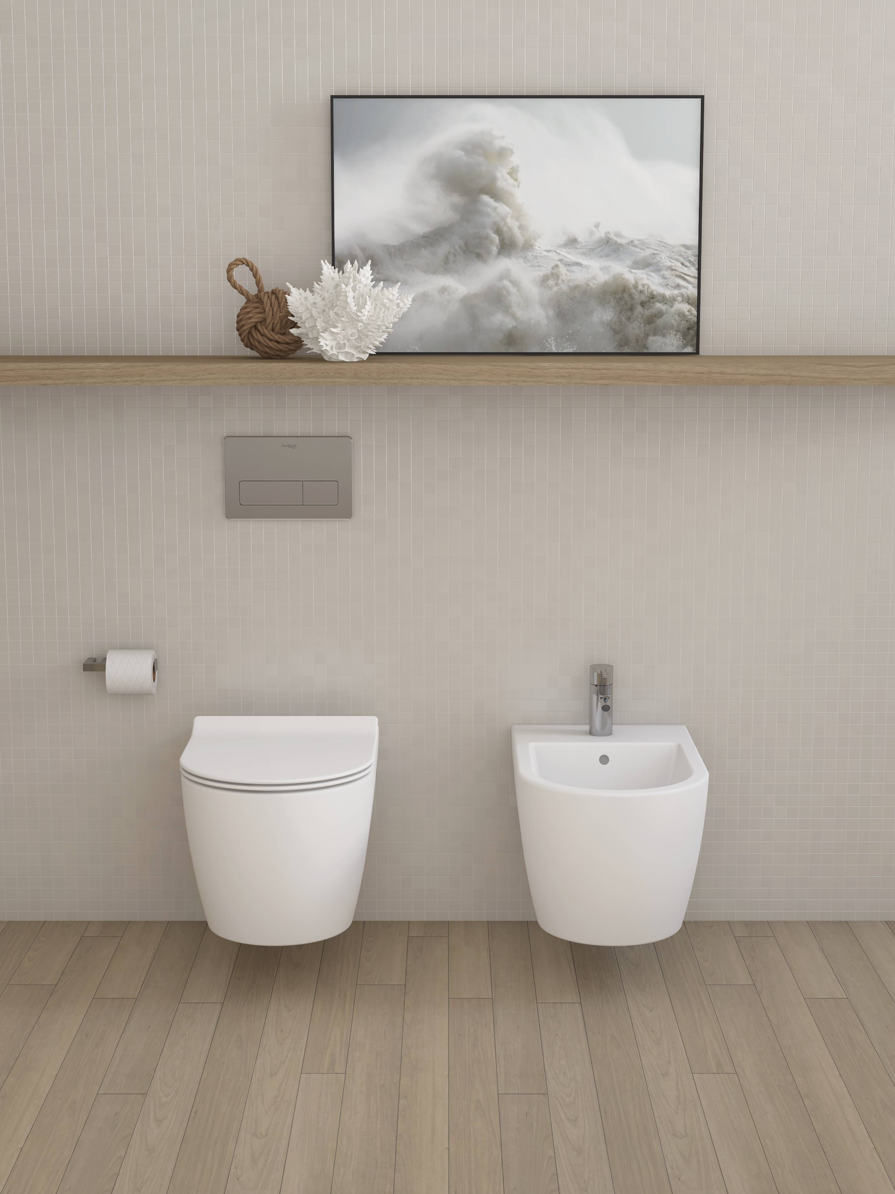 Wall-mounted toilets CORAL S102024817...00 Sanitana
