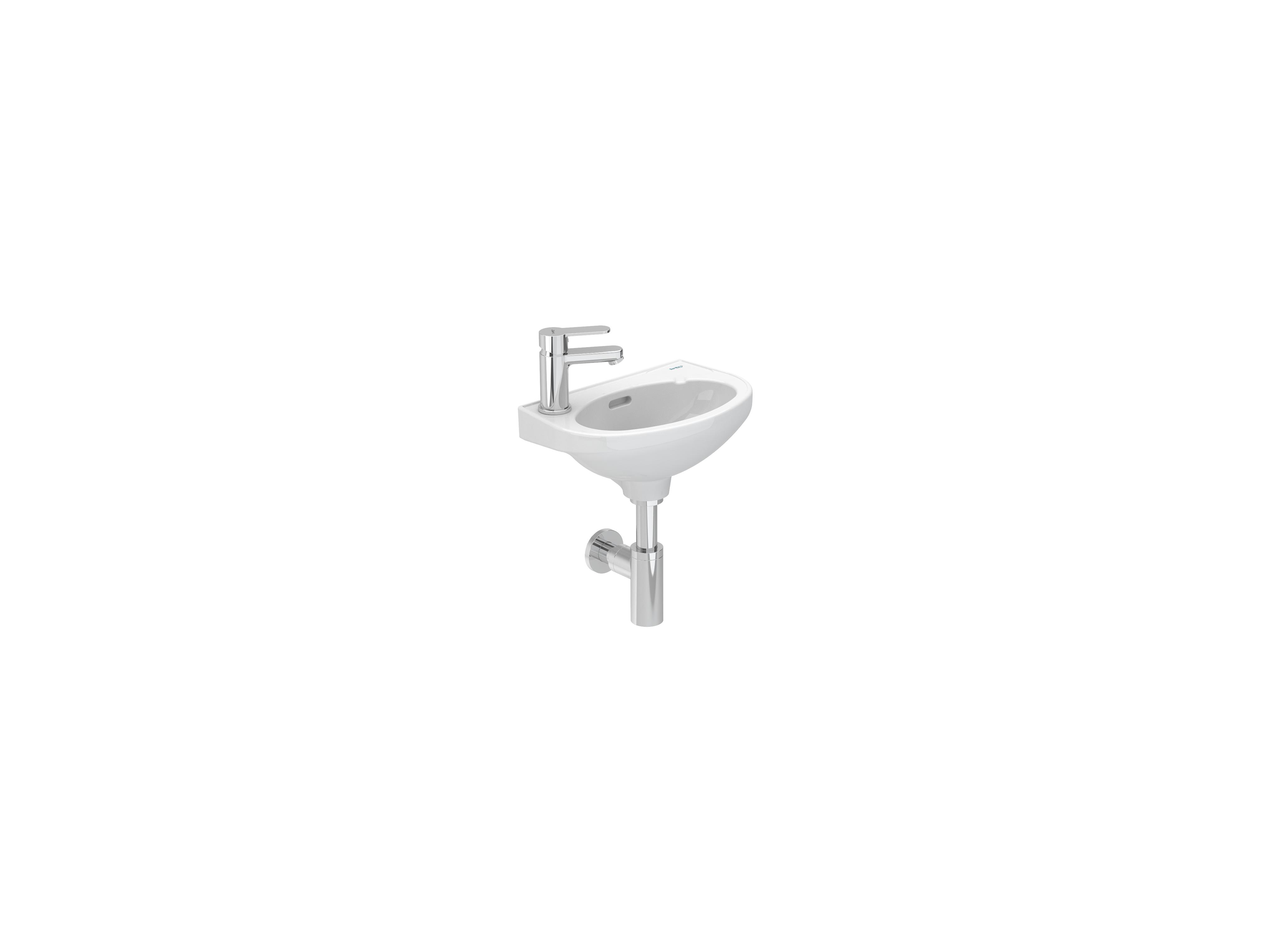 Wall-mounted washbasins White CENT S10071516900000 Sanitana