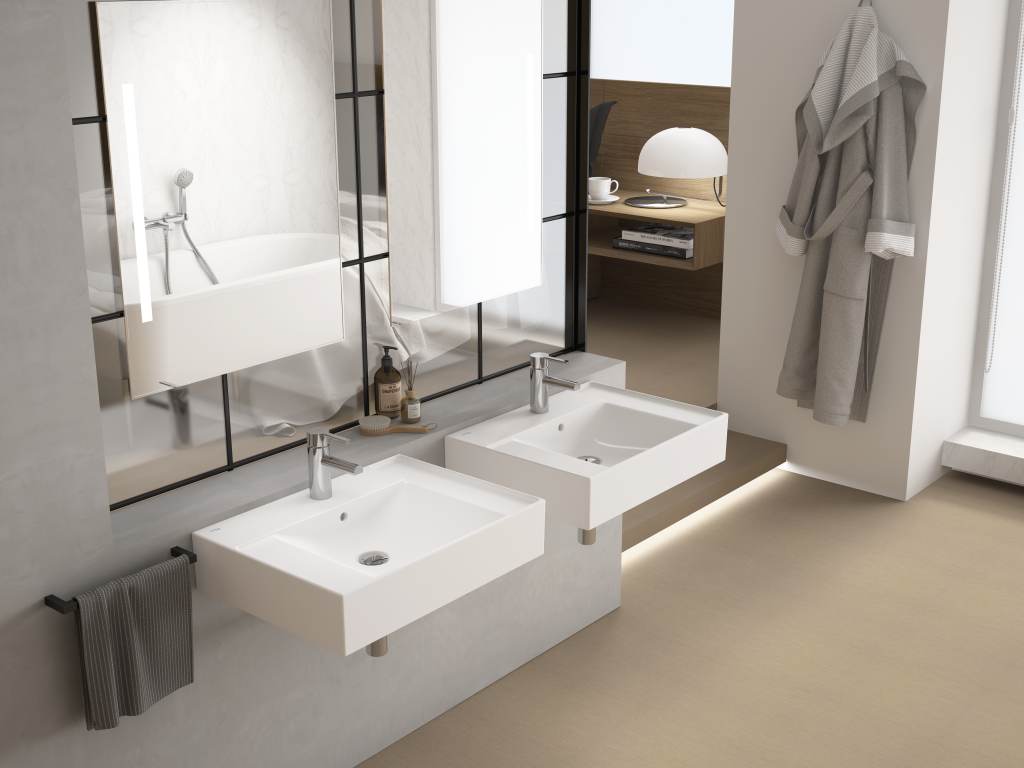 Countertop washbasins ALBUS S100851808...00 Sanitana