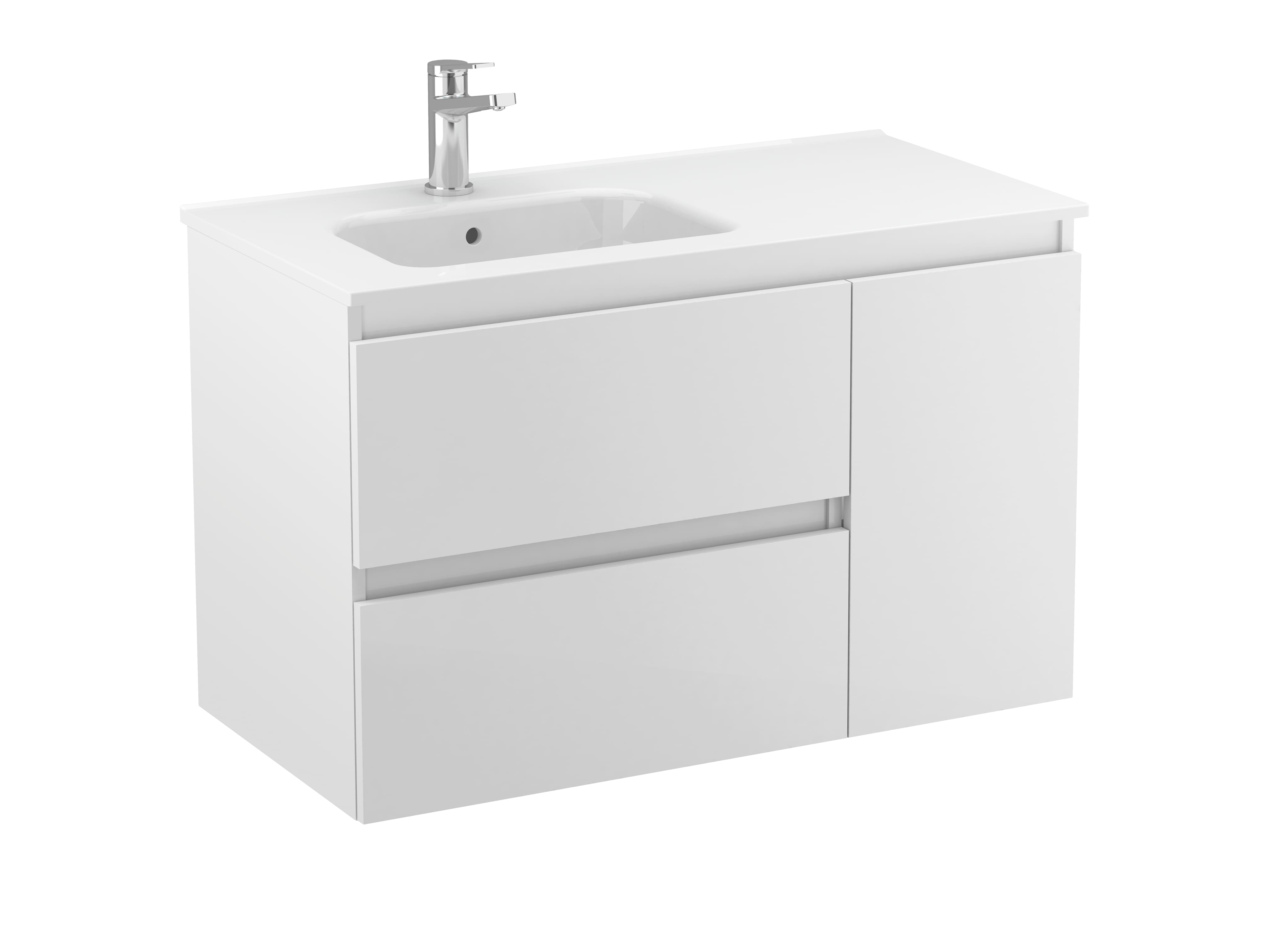 Vanity units with washbasin White MAPLE S70206000000001 Sanitana