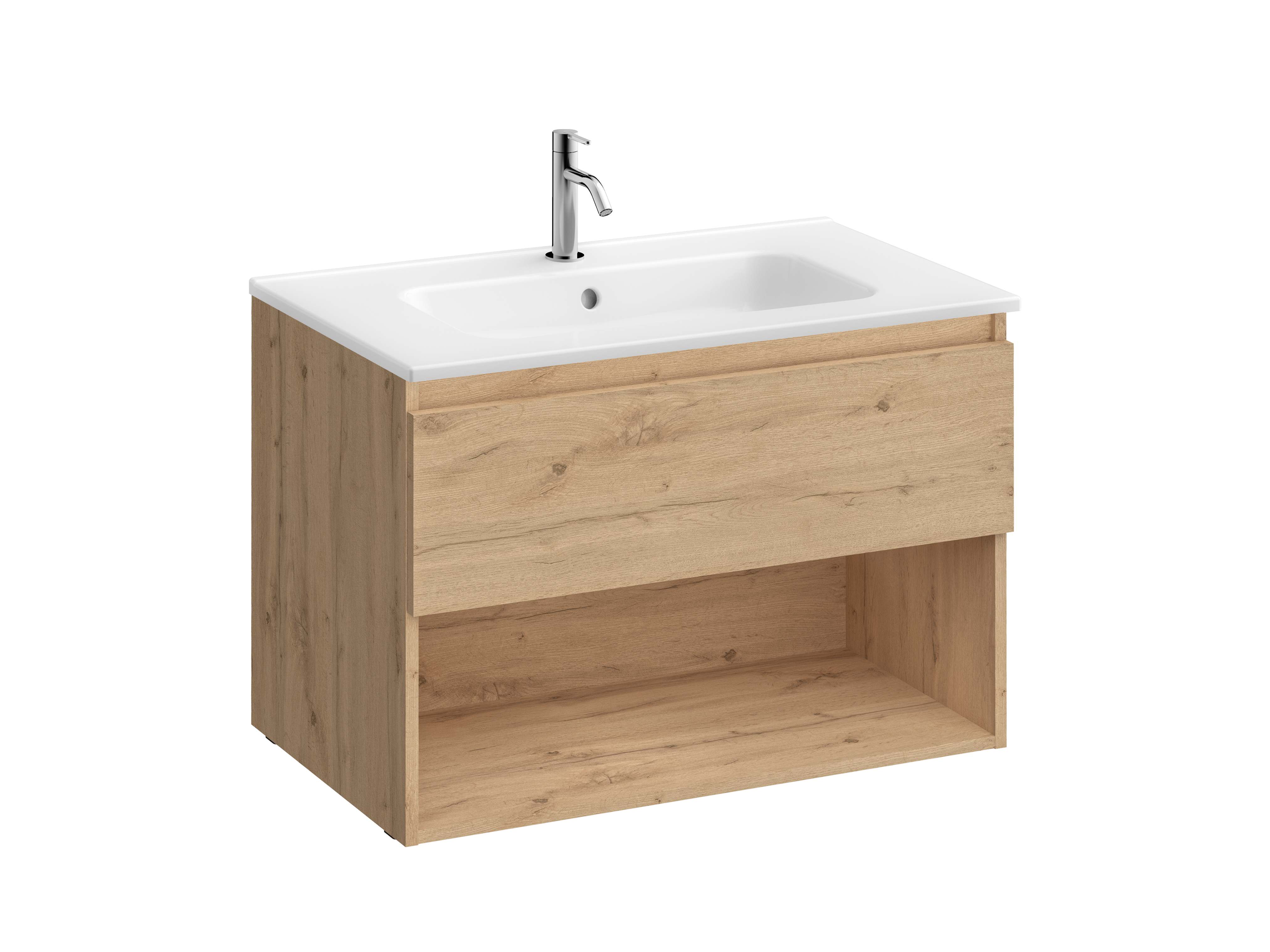 Vanity units with washbasin Oak MAPLE SP0221201860901 Sanitana