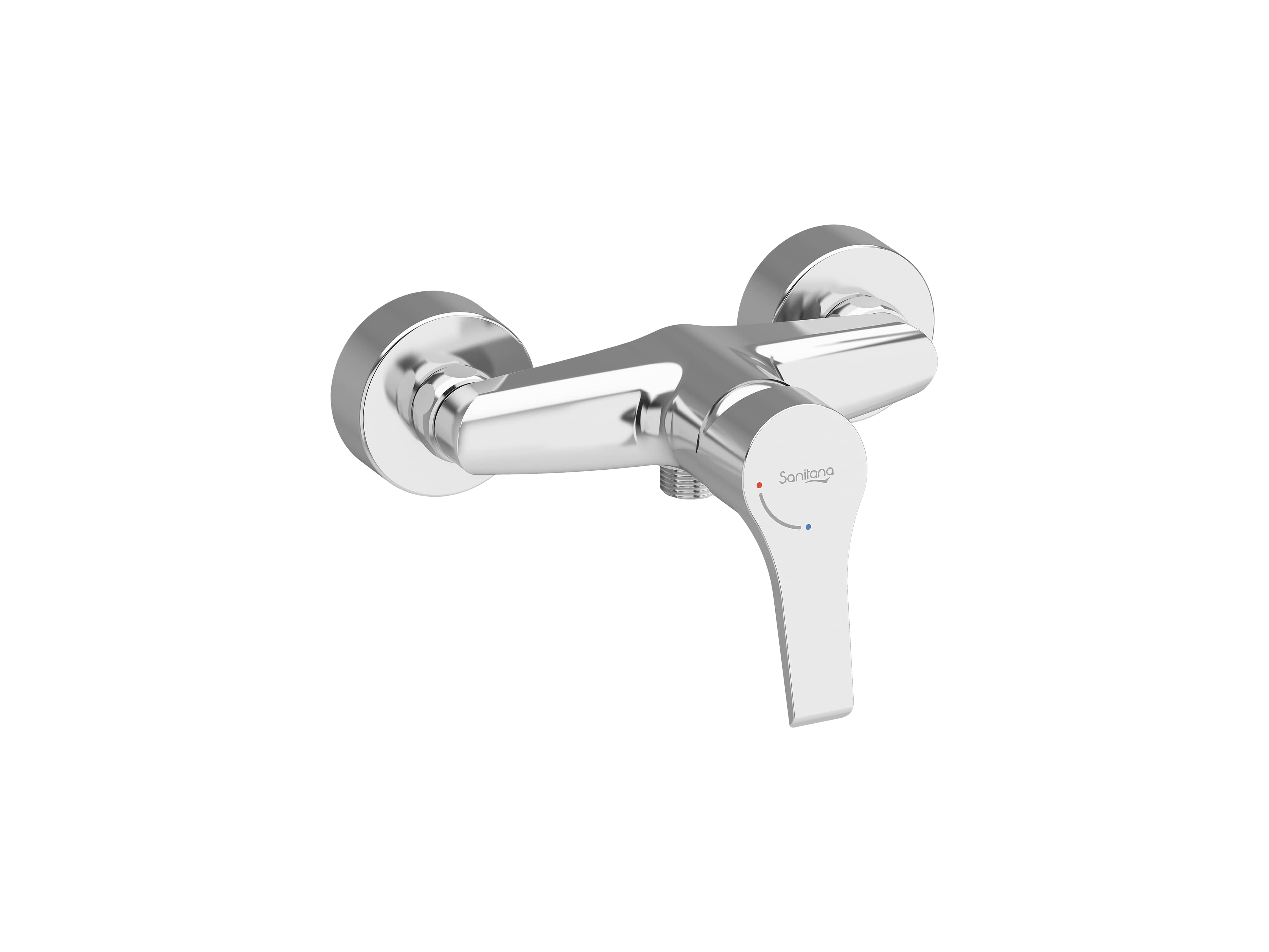 Shower and bath mixer Chrome VIVA S50203013912600 Sanitana