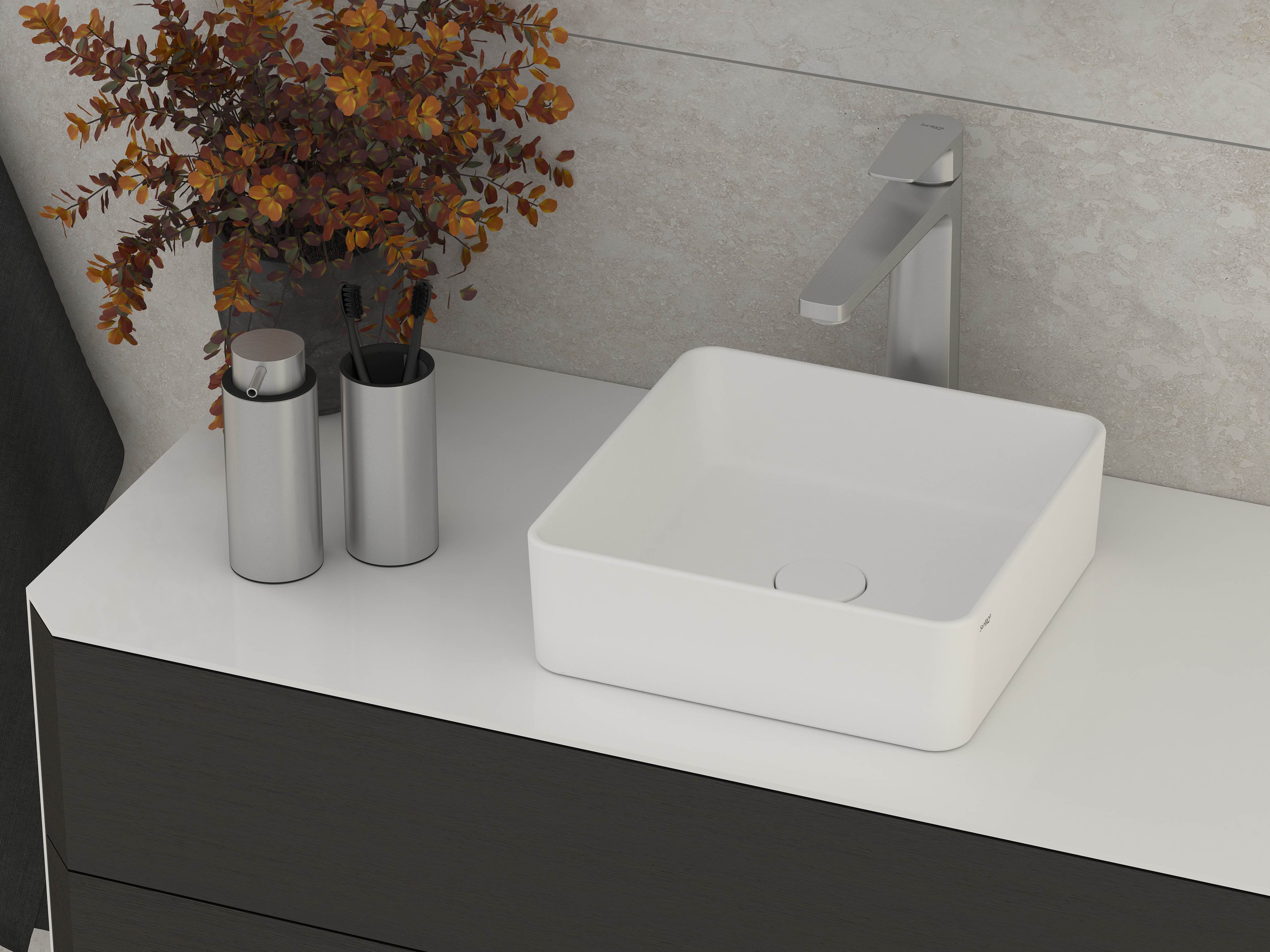 Countertop washbasins HALO S102091504...00 Sanitana