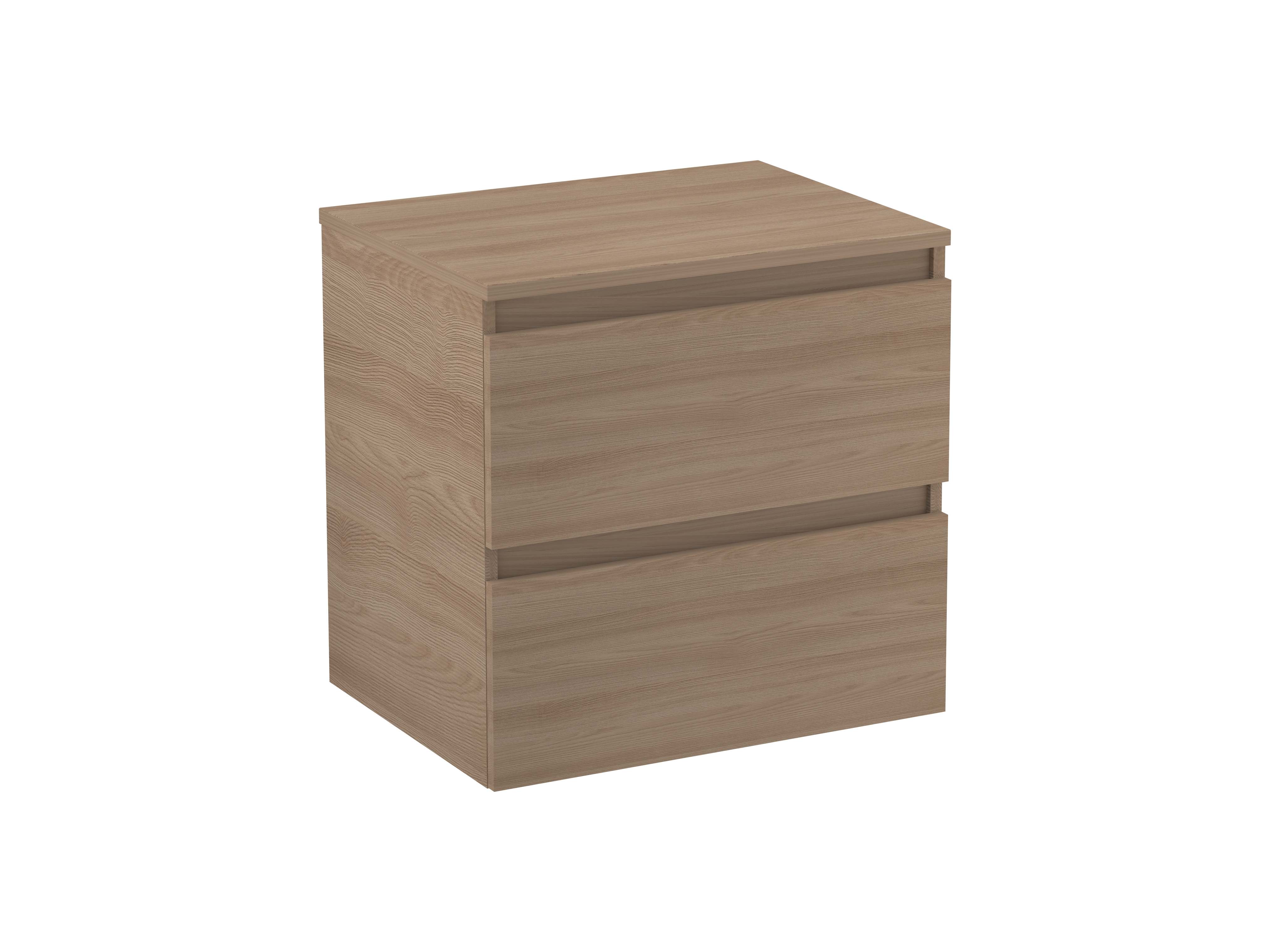 Vanity units with washbasin Textured walnut MAPLE S70209603103500 Sanitana