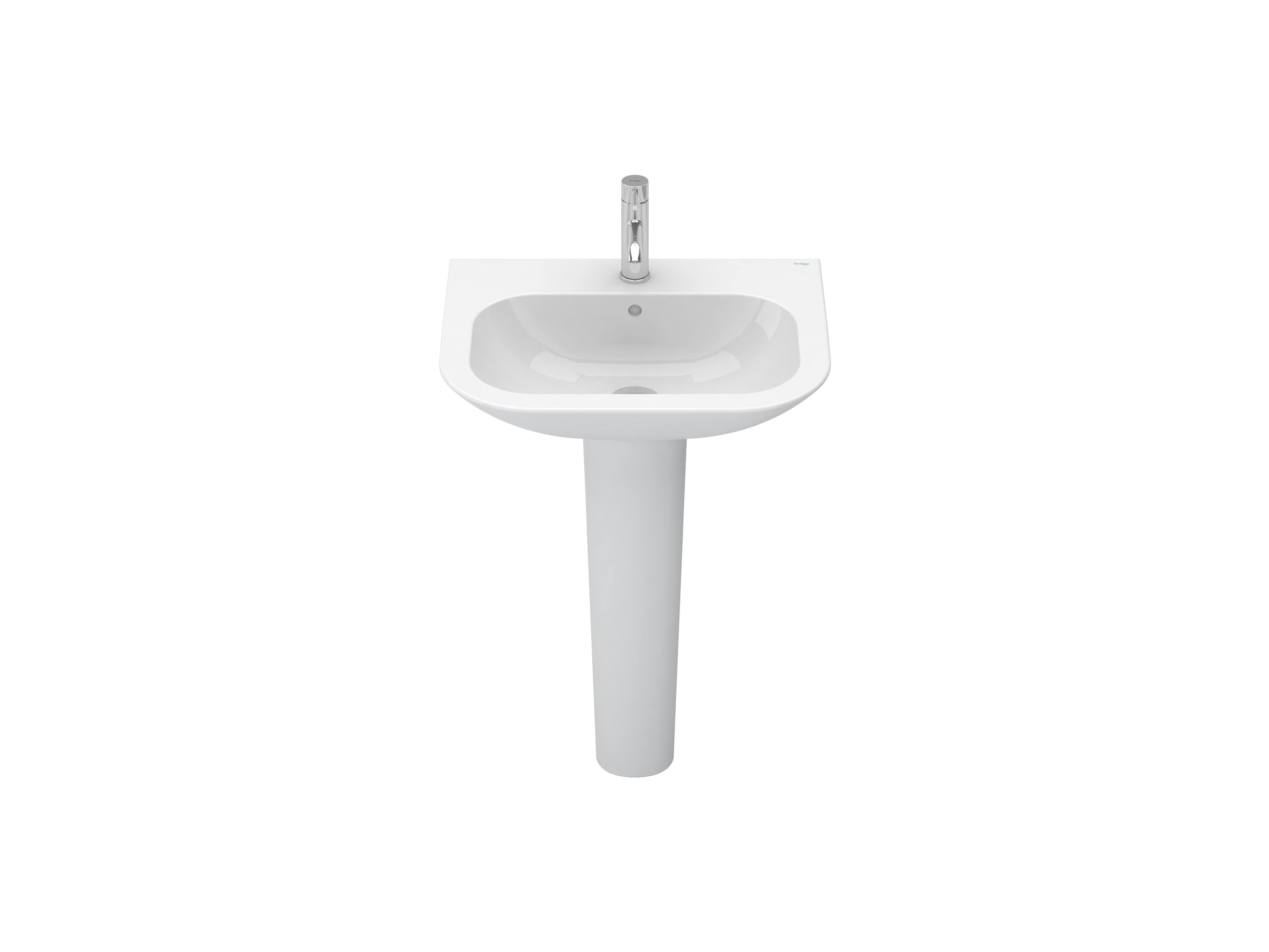 Wall-mounted washbasins White NEXO S10075417200000 Sanitana