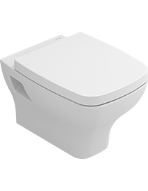 Wall-mounted rimless toilet 53 H/O