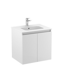 Maple 60 wall-mounted vanity unit + Smile washbasin