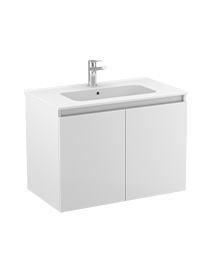Maple 80 wall-mounted vanity unit + Smile washbasin