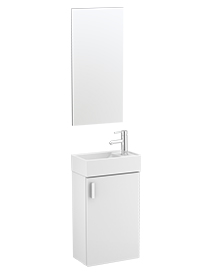 Wall-mounted vanity unit 40 + washbasin 40 + 80x40 mirror