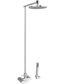 ORBIS Shower column with single lever mixer